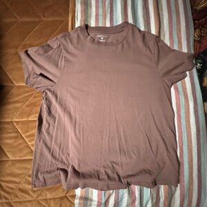 Women’s American Eagle Outfitters Purpleish  Brown Short Sleeve Tee